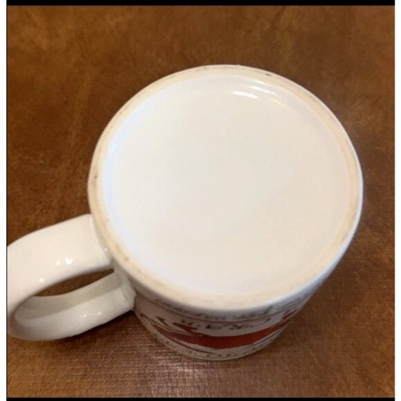 How To Eat A Crab Ceramic Mug 3.75" Diameter White With Red Crab Graphics - Picture 4 of 6